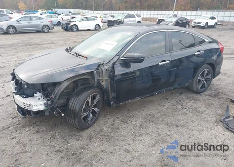 2018 Honda Civic Touring из США, поврежденный, VIN JHMFC1F95JX023603